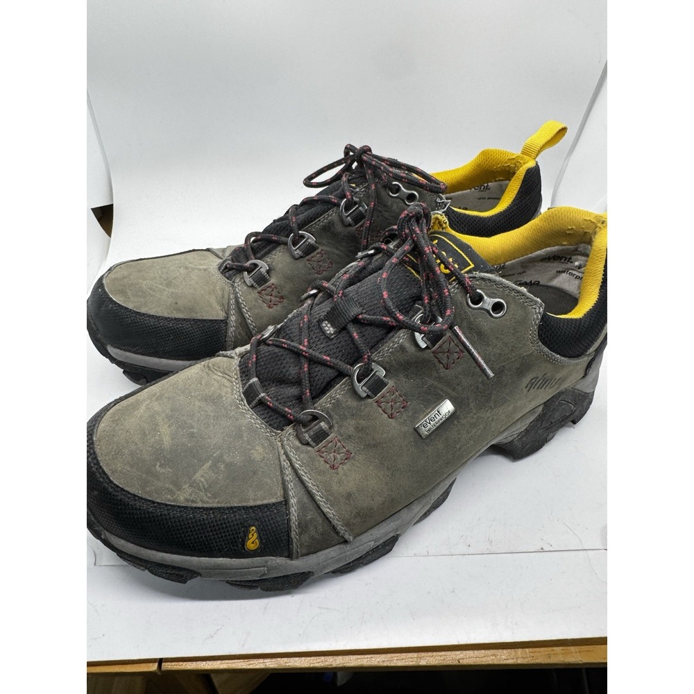 Ahnu Coburn Men's waterproof Hiking Shoes Summer Brown Leather EUC SIZE 12 SB24